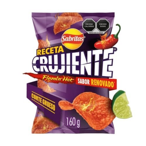 Sabritas Receta Crujiente Falmin' Hot 160g