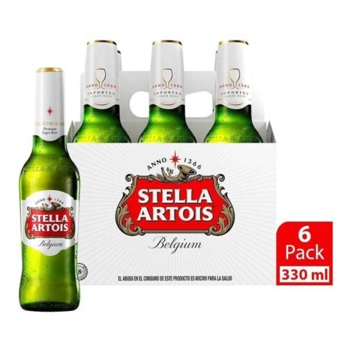 Stella Artois Cerveza Six Botella 330ml