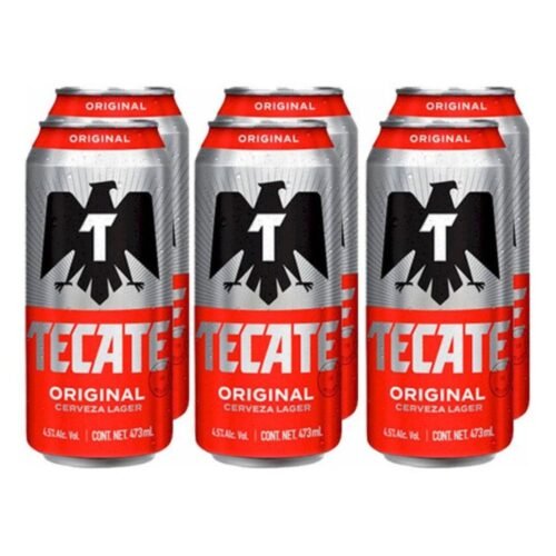 Tecate Original Cerveza Six Latón 473ml
