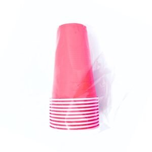 Vasos desechables bicolor 10 Piezas