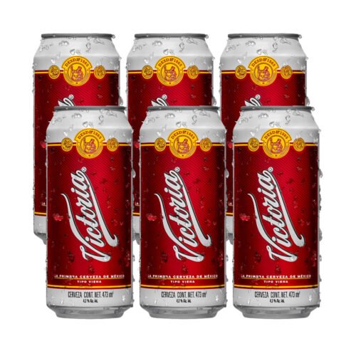 Victoria Cerveza Six Latón 473ml