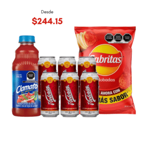 Combo Cerveza Clamato