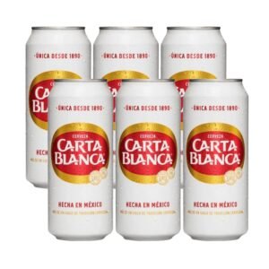 Carta Blanca Cerveza Six Latón 473ml