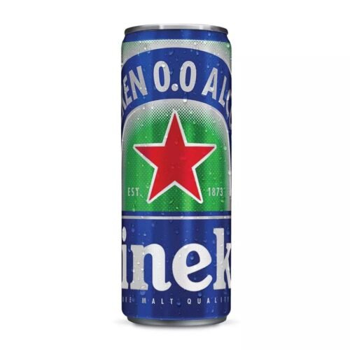 Heineken Cerveza Cero Alcohol Lata 355ml HEINEKEN Cero Alcohol Cerveza Lata 355ml