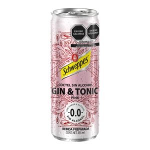 Schweppes Gin & Tonic Pink Sin Alcohol 355ml